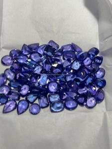 Perles de pierres précieuses en Tanzanite naturelle facettées de formes variées pour la fabrication de bijoux, vente en gros, certifiées par un tiers, tailles personnalisables, en brins - Product Image 3