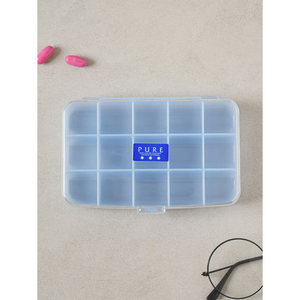 Pureade 15-Compartment Japanese-Made <b>Pill</b> Storage <b>Case</b> - Product Image 1