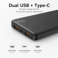 Banco de Energía Portátil de 10000 mAh, Listo para Venta al por Menor, Cargador Portátil de 10000 mAh, Logotipo OEM, Suministro al por Mayor para Viajes, Uso en Exteriores, Usuarios de Smartphones