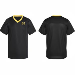 Camiseta de Rugby/Fútbol Americano Personalizada al por Mayor, Transpirable, Tallas Grandes, Impresión por Transferencia de Calor, Corte Regular, 100% Poliéster - Product Image 1