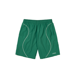 Veste de sport rétro à col montant avec fermeture éclair personnalisée, veste de survêtement légère en nylon softshell pour homme, coupe-vent, ensemble 3 pièces - Product Image 6