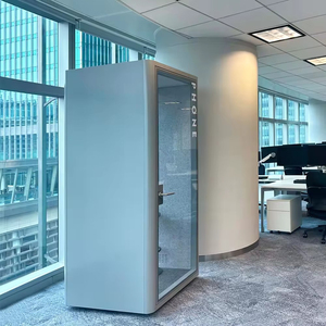 Vendita calda portatile piccola cabina del telefono della scatola del telefono dello spazio di lavoro privato cabine rimovibili modulari ufficio Pod facile da installare - Product Image 5