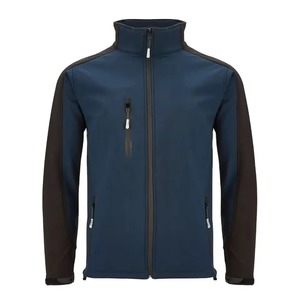 Veste coupe-vent chaude de style urbain pour l'extérieur, avec logo personnalisé, fermeture éclair imperméable, capuche réversible, écologique, anti-rayures, unisexe - Product Image 1