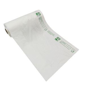 Custom Cornstarch 100% Biodegradable clear Fruit <b>Vegetable</b> Plastic Produce <b>Bags</b> on Roll - Product Image 2