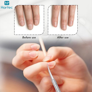 Ciseaux à cuticules avec logo personnalisé, ensemble d'outils professionnels avec étui en cuir, ciseaux à manucure en acier inoxydable courbés avec manche en acier - Product Image 6