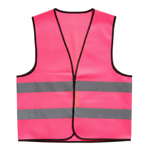 Nouveau gilet de sécurité haute visibilité au design actuel, classe 1 ANSI, logo personnalisé imprimé, sécurité routière, réfléchissant, LED clignotante, imperméable, toutes couleurs - Product Image 1