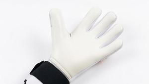 Guantes de Portero de Fútbol de Neopreno Blanco con Relieve de Goma Roja Antideslizante, Correa de Muñeca Ajustable, Equipo Deportivo Unisex - Product Image 2