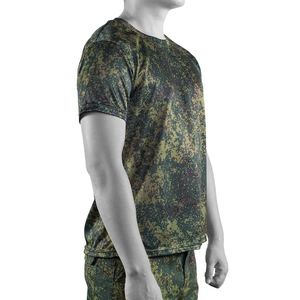 Vintage Style Oversized Short Sleeve Men T-Shirt Sublimation Printed Camo Design <b>Tshirts</b> Breathable Camouflage Slim Fit Gym Wear - Product Image 3