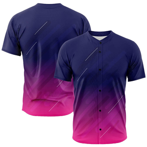 เสื้อเบสบอลทีมแบบซับลิเมชั่นสั่งทำพิเศษ ปี 2026 ผ้าโพลีเอสเตอร์ 100% ระบายอากาศได้ดี พิมพ์โลโก้ด้านหน้าตามสั่ง บริการ OEM - Product Image 2