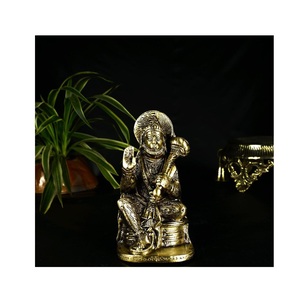 Escultura de Dios en Latón Antiguo, Hecha a Mano, Estatua de Divinidad Hindú para el Hogar, Templo, Decoración Espiritual, Regalo Religioso y Adoración - Product Image 3