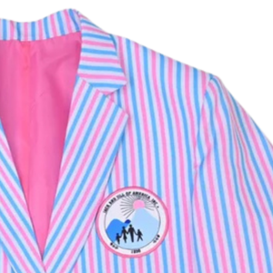 Chaqueta Blazer a Rayas, Corte Entallado, Estilo Casual de Negocios, Ropa de Oficina, Manga Larga, Prenda Exterior de Moda, Ropa Profesional - Product Image 2