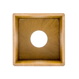 Caja/Soporte para pañuelos cuadrado de madera con diseño de grulla roja de blossom craft india - Product Image 4