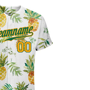 Custom Men's <b>Baseball</b> <b>Jersey</b> Cotton DTF Print Team Uniform Button-Up Shirt OEM Logo <b>Bulk</b> Wholesale Apparel <b>Baseball</b> <b>Jerseys</b> - Product Image 2