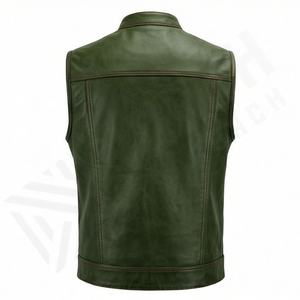 Veste de moto en cuir véritable pour homme de qualité supérieure, nouvelle arrivée, vestes de moto d'hiver, protections amovibles, personnalisables - Product Image 2