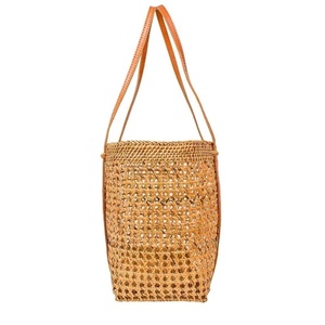 Gran oferta, bolso de cuero de caña de ratán, bolso de verano de Bali, bolso cruzado y bolso con asa superior hecho a mano en Nhatminh Vietnam, la mejor calidad - Product Image 3