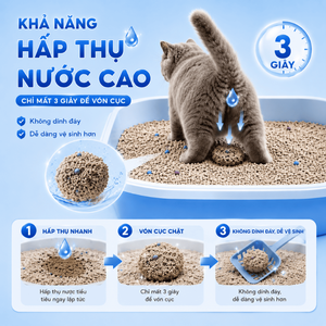 ทรายแมวเบนโทไนต์ Ecopaws ซุปเปอร์ดูดซับ จับตัวเป็นก้อนเร็ว ฝุ่นน้อย  รับผลิตแบบ OEM ODM สำหรับสัตว์เลี้ยง - Product Image 3