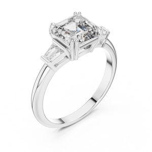 Anillo de Diamante Moissanita de Plata 925 Hecho a Mano para Mujer - Product Image 3