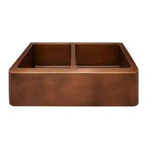 Évier en cuivre à double paroi multi-usages, design antique, évier de luxe en cuivre pur, lavabos pour hôtel et cuisine - Product Image 1