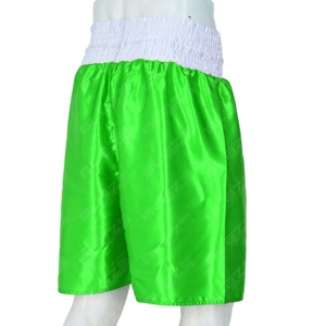 Wesing High Quality Customized Black Muay Thai <b>Shorts</b> OEM Service Sublimation Eco-Friendly Sporty Solid Pattern Quick Dry - Product Image 2