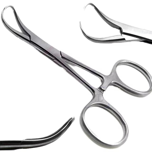 Pinzas Backhaus de Acero Inoxidable de 3.5 Pulgadas para Uso Único, Instrumentos Quirúrgicos Manuales, Incluye Pinza para Toallas Backhaus - Product Image 2