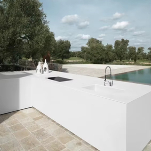 Diseño de Interiores, Piedra Sinterizada Artificial, Lujosa, Blanca, Fabricada en Italia, Laminam, Losa Grande Personalizada, Bianco Assoluto, para Dormitorio, Exterior - Product Image 1