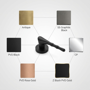 Architectural Brass Mortise <b>Door</b> <b>Handle</b> <b>Set</b> Premium <b>Modern</b> Lever Design with Antique Black and Gold Finish for Custom Villa <b>Door</b> - Product Image 2