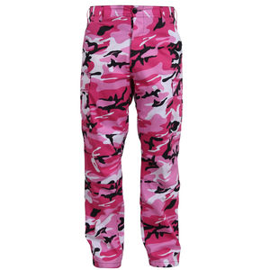 กางเกงคาร์โก้ผ้าฝ้ายพิมพ์ลายพรางแบบสั่งทำพิเศษสำหรับผู้ชาย ปิดด้วยเชือกผูก น้ำหนักเบา ระบายอากาศได้ดี มีกระเป๋าแบบ Flat Top - Product Image 2