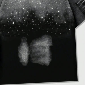 Camiseta Personalizada 2026 para Hombre, Estilo Grunge Punk con Pedrería, Cuello Redondo, Manga Corta, Informal, para Verano, Rave y Streetwear - Product Image 5