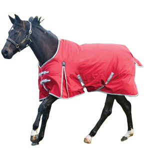 Breathable Horse Rug <b>Waterproof</b> Turnout <b>Blanket</b> Durable Horse Cover Adjustable Straps Winter Outdoor Stable Protection Use - Product Image 2