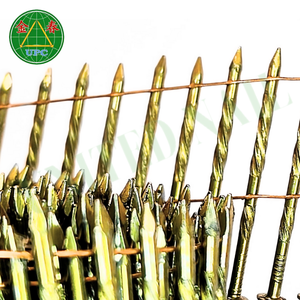 Clous en spirale de 45 mm à prix direct usine, tête à motif quadrillé, tailles personnalisées avec tige à vis/lisse pour pistolet pneumatique - Product Image 2