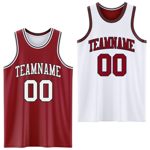 Maillot de basket-ball réversible de style américain, vêtements personnalisés - Product Image 1