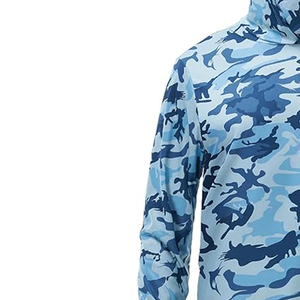 Wholesale Uv Protection Polyester Design Your Own Sport Clothing Wear <b>Sunscreen</b> Clothes Men Hoodies Long Sleeve Fishing Hoodies - Product Image 6