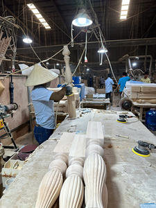 Pieds de table inclinés, pieds de meubles, pieds de table en bois de caoutchouc massif, niveleurs réglables, design moderne, bricolage, salon, appartement - Product Image 4