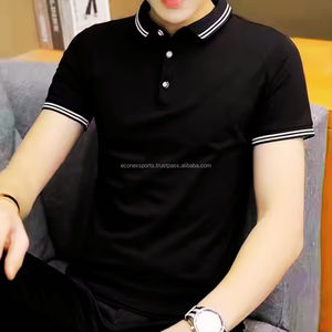 Polo pour hommes Econex Sports OEM 100% coton avec logo personnalisé grande taille polos décontractés à manches courtes pour commande en gros - Product Image 1