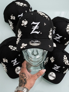 Gorra de Béisbol Azul Marino Estilo Urbano con Letras Estampadas, Bordado 3D, Ajustable, 100% Algodón Transpirable, para Hombre, Invierno - Product Image 2