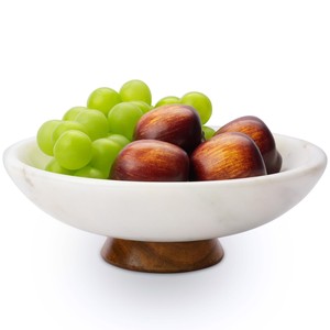 Handcrafted Mango <b>Wood</b> <b>Rustic</b> Fruit Bowl - Wholesale B2B - Product Image 2