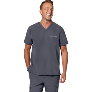 Hospital Uniforms Medical Scrubs Nurse Long Sleeve Woven Scrub Suit Men Customized Color Stretchy Set scrub Uniform - Product Image 6