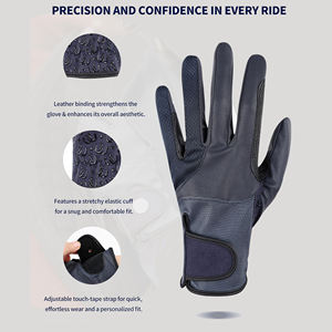 Fabrication de gants d'équitation professionnels pour adultes, gants d'équitation antidérapants, meilleurs matériaux, gants d'équitation de haute qualité - Product Image 2