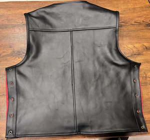 Chaleco de Motociclismo sin Mangas de Cuero Genuino, Resistente al Viento, Talla Grande, para Hombre, Personalizado, Protector, de Seguridad, 2026, Hecho en Pakistán - Product Image 2