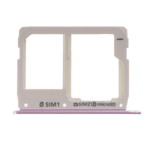 Tiroir pour carte SIM et carte MicroSD Samsung Galaxy A5 2016 Rose - Product Image 1