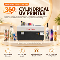 Printer UV Silinder Rotary 360 Langsung dari Pabrik untuk Pencetakan Produk Botol, Tumbler, dan Produk Bulat YONGYUAN S360