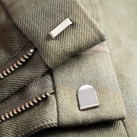 Lot de 4 crochets de pantalon en acier nickelé sans nickel, personnalisés OEM/ODM, pour hommes et femmes, accessoires de couture pour pantalons et jupes, fabriqués à Taïwan