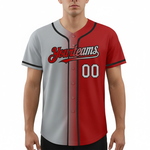 Nouveau maillot de baseball personnalisé cousu, respirant, à séchage rapide, 100% polyester, pour adultes, compétition, haute qualité - Product Image 1