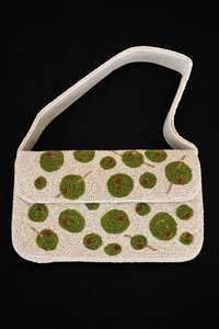 กระเป๋าถือทำมือจากอินเดีย ยี่ห้อ MS Handicraft รับรองคุณภาพ ประดับลูกปัดแก้วหลากสี ดีไซน์สั่งทำได้ พร้อมหูหิ้วแบบถือ ใช้ได้ทุกวัน - Product Image 3