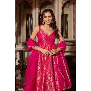 Vestido de diseñador con Pent y Dupatta para ropa de fiesta india y paquistaní - Product Image 6