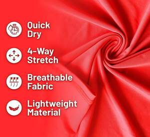 Men Red Long Sleeve UPF 50 <b>Sun</b> Protection Quick Dry Performance Fishing Shirt Solid Color Pullover Top - Product Image 5
