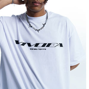 T-shirt vintage surdimensionné tissé 180 GSM pour homme, 100 % coton, couleur unie, style urbain, fabricant de vêtements OEM sous marque privée - Product Image 5