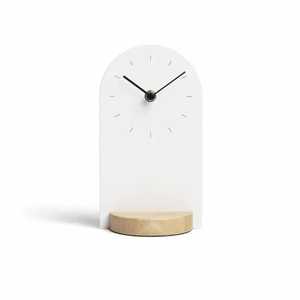 Reloj de Escritorio Triangular Minimalista de Madera, Reloj de Mesa de Madera Maciza, Reloj Analógico de Cuarzo Silencioso, Decoración de Oficina y Mesita de Noche - Product Image 2