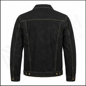 Nueva chaqueta de lona de alta calidad 2025, chaquetas de hombre con diseños OEM, chaqueta vaquera azul lavada personalizada al por mayor - Product Image 3