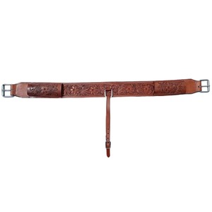 Nueva Moda 2026: Cincha Inglesa de Doma de Cuero Cómoda con Herrajes de Acero Ajustables para Caballos - Product Image 5